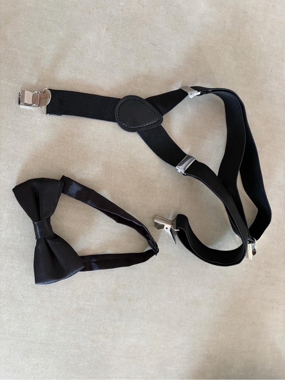 Suspenders Bowtie Set Adjustable Child Suspender for Toddler